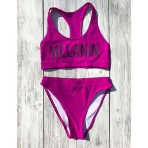 Melanin 2 Piece Swimsuit ✨ -Purple 💜